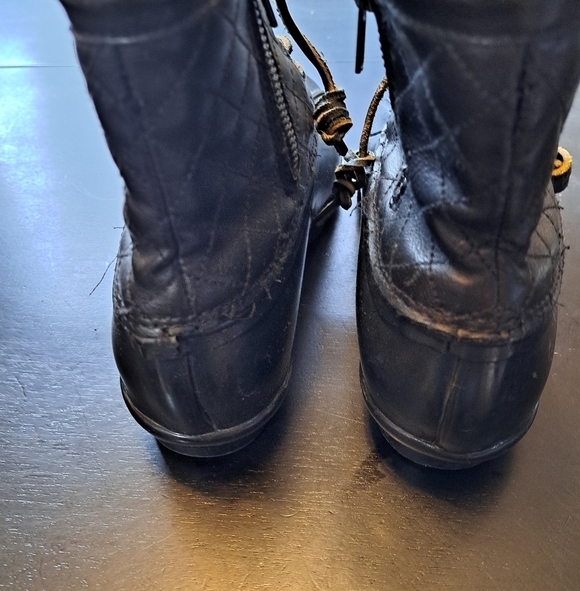 Steve Madden Black Rain Boots   Size 7 - Picture 2 of 9